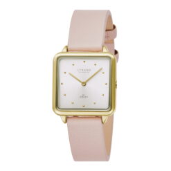 Ρολόι Strand by Obaku Gold Leather Strap S718LXGGRP