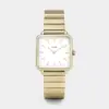 Ρολόι Cluse La Tétragone Steel White Gold Colour CL60023S 2 CL60023S frontal 1136x Ρολόι Cluse La Tétragone Steel White Gold Colour CL60023S watchbox.gr