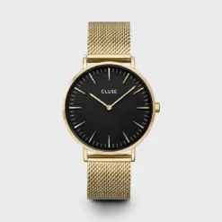 Ρολόι Cluse Boho Chic Mesh Black Gold Colour CW0101201014
