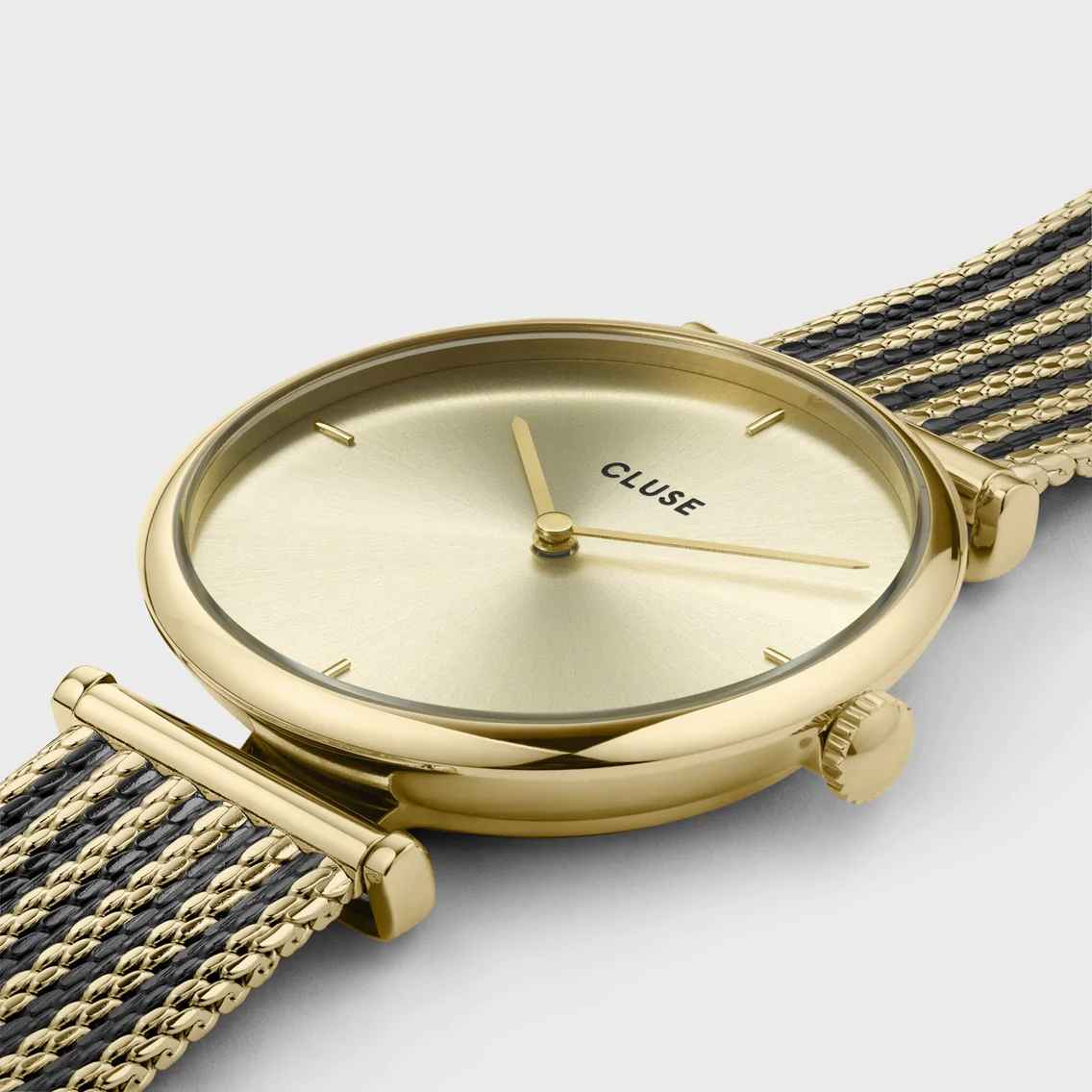 Ρολόι Cluse Triomphe Mesh Full Gold Colour CW10401 5 Ρολόι Cluse Triomphe Mesh Full Gold Colour CW10401 - Image 3