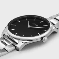 CW11103 detail 1136x Ρολόι Cluse Féroce Steel Black Silver Colour CW11103 watchbox.gr