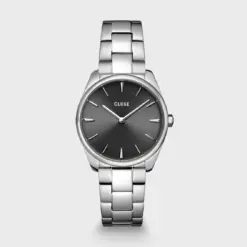 Ρολόι Cluse Féroce Petite Steel Dark Grey Silver Colour CW11202