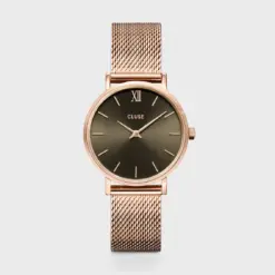 Ρολόι Cluse Minuit Mesh Black CW10207