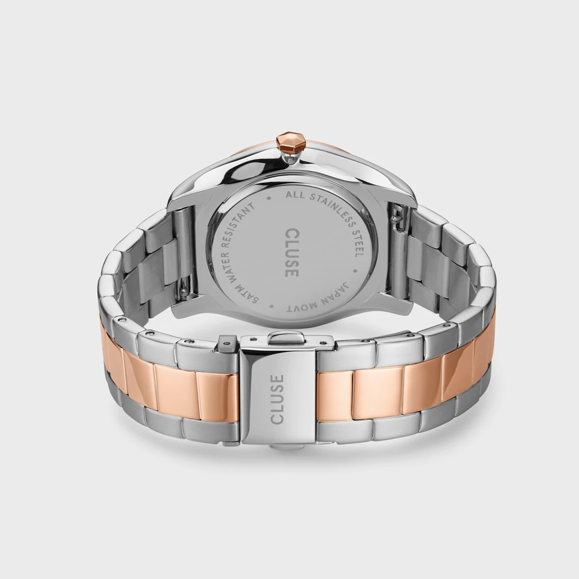 Ρολόι Cluse Féroce Steel White Rose Gold Silver Colour CW11104 6 Ρολόι Cluse Féroce Steel White Rose Gold Silver Colour CW11104 - Image 4