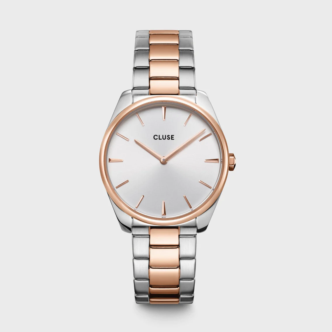 Ρολόι Cluse Féroce Steel White Rose Gold Silver Colour CW11104 3 Ρολόι Cluse Féroce Steel White Rose Gold Silver Colour CW11104