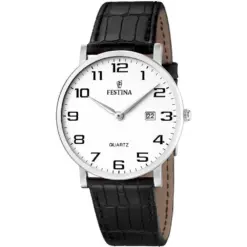 Festina Ανδρικό Ρολόι με δερμάτινο λουράκι F16476/1