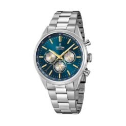 Festina Ανδρικό Ρολόι Χρονογράφος με μπρασελέ F16820/C