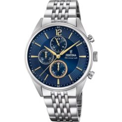 Festina Ανδρικό Ρολόι Χρονογράφος με μπρασελέ F20285/3