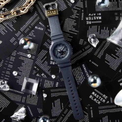 2838316 11995158 Ρολόι Casio G-Shock Chronograph Black Biosourced Strap 40th Anniversary Limited Edition GA-2140RE-1A watchbox.gr