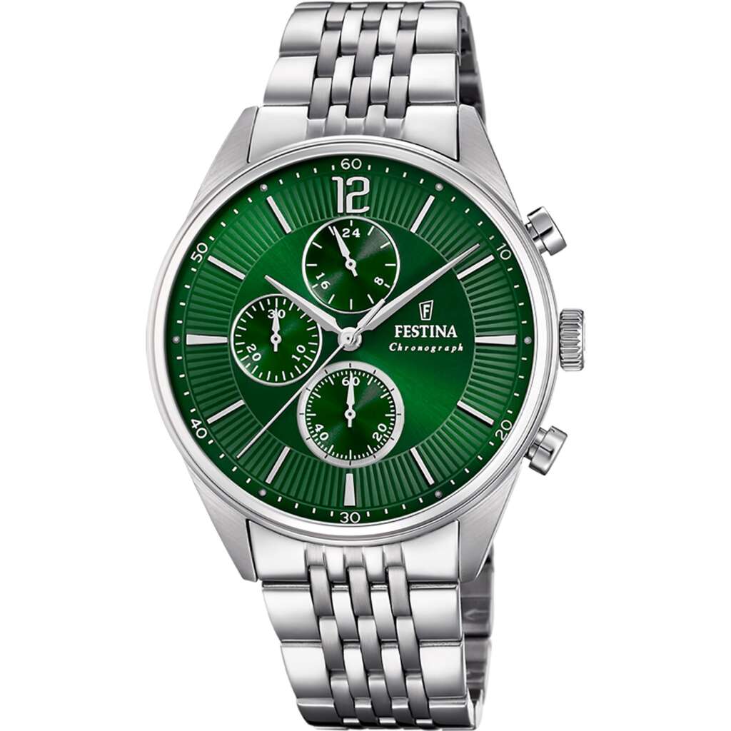 Festina Ανδρικό Ρολόι Χρονογράφος με μπρασελέ F20285/8 3 Festina Ανδρικό Ρολόι Χρονογράφος με μπρασελέ F20285/8