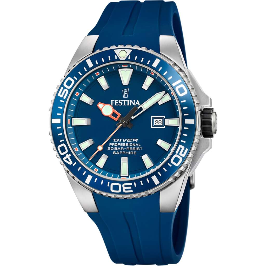 Festina Ανδρικό Ρολόι με καουτσούκ F20664/1 3 Festina Ανδρικό Ρολόι με καουτσούκ F20664/1