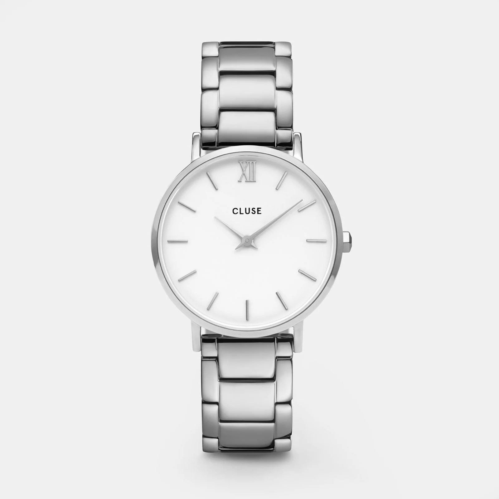 Ρολόι Cluse Minuit White Silver Colour CW0101203026 3 Ρολόι Cluse Minuit White Silver Colour CW0101203026