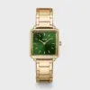 Ρολόι Cluse La Tétragone Steel Stones Green - Gold Colour CW10311 1 CW10311 frontal Ρολόι Cluse La Tétragone Steel Stones Green - Gold Colour CW10311 watchbox.gr