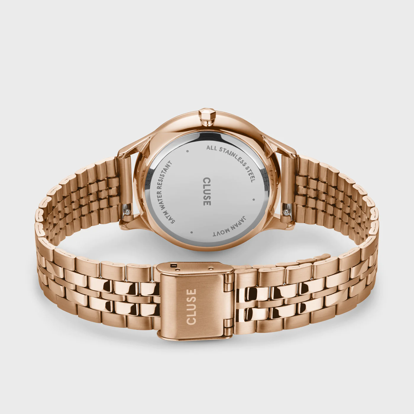 Ρολόι Cluse Minuit Multifunction White Steel - Rose Gold Colour CW10702 6 Ρολόι Cluse Minuit Multifunction White Steel - Rose Gold Colour CW10702 - Image 4