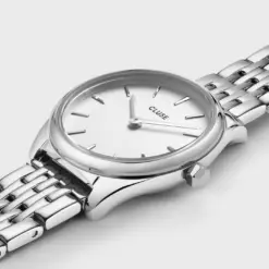 CW11706 detail Ρολόι Cluse Féroce Mini Steel White Silver Colour CW11706 watchbox.gr