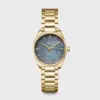 CW11707 frontal Ρολόι Cluse Féroce Mini Steel Blue Pearl Gold Colour CW11707 watchbox.gr