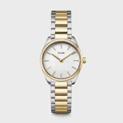 Ρολόι Cluse Féroce Mini Steel White Biocolour CW11708