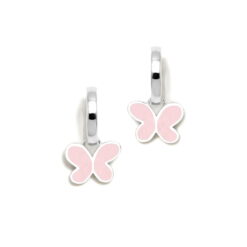Σκουλαρίκια παιδικά κρίκοι από ασήμι 925 Agatha Ruiz de La Prada
