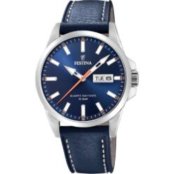 Festina Ανδρικό Ρολόι με δερμάτινο λουράκι F20358/3