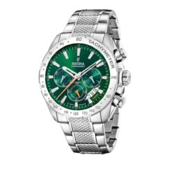 Festina Ανδρικό Ρολόι Χρονογράφος με μπρασελέ F20668/3