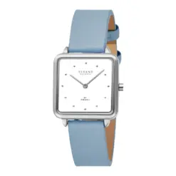 Ρολόι Strand by Obaku Silver Leather Strap S718LXCWRA