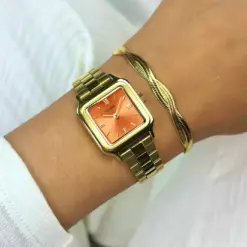 Alternative view of Ρολόι Cluse Gracieuse Petite Steel Apricot Gold Colour CW11807