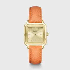 Ρολόι Cluse Gracieuse Petite Leather Apricot Lizard - Gold Colour CW11808