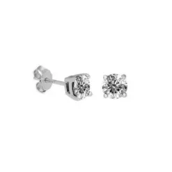 Γυναικεία καρφωτά σκουλαρίκια Brizzling με πέτρα Moissanite -BME2008