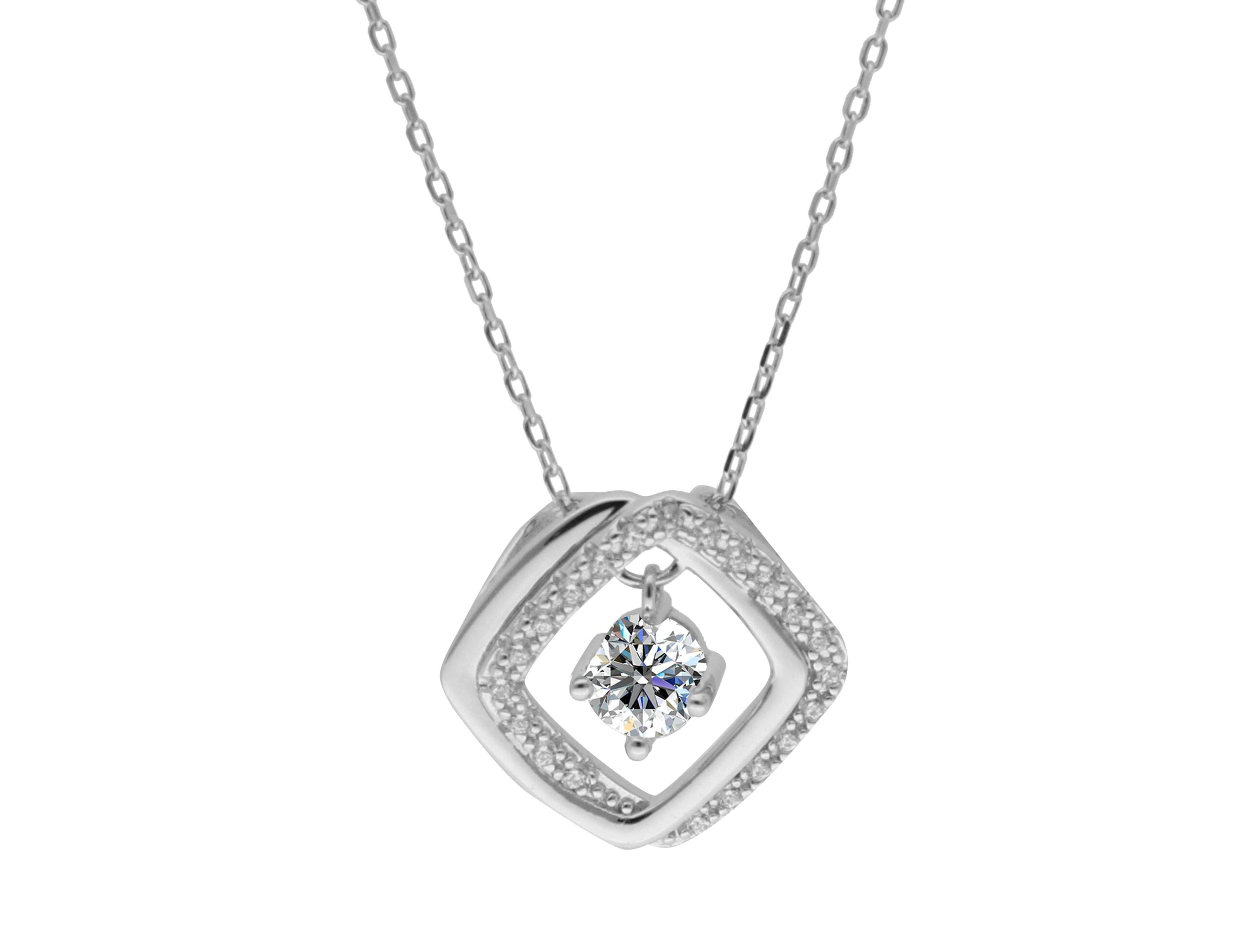 Γυναικείο κολιέ Brizzling με πέτρα Moissanite BMP094 3 Γυναικείο κολιέ Brizzling με πέτρα Moissanite BMP094