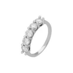 Γυναικείο δαχτυλίδι Brizzling με πέτρες Moissanite-BMR2191