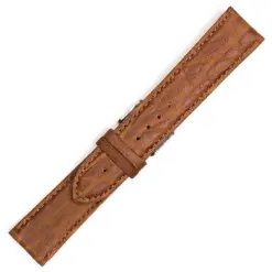 Δερμάτινο λουράκι XL WATCHBOX καφέ ανοιχτό 12mm - 28mm