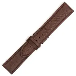 Δερμάτινο λουράκι XL WATCHBOX καφέ σκούρο 12mm - 28mm