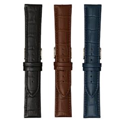 dermatino louraki 0501 2 Δερμάτινο λουράκι κροκό WATCHBOX καφέ 12mm - 26mm watchbox.gr