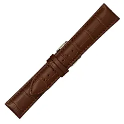 Δερμάτινο λουράκι κροκό WATCHBOX καφέ 12mm - 26mm