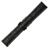 dermatino louraki 0502 mauro conv Δερμάτινο λουράκι κροκό WATCHBOX μαύρο 18mm - 24mm watchbox.gr