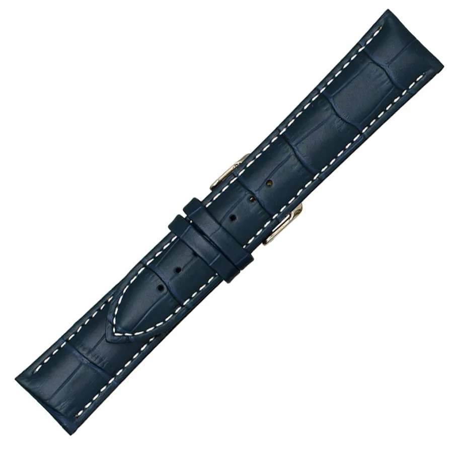 Δερμάτινο λουράκι κροκό WATCHBOX μπλε 18mm - 24mm 3 Δερμάτινο λουράκι κροκό WATCHBOX μπλε 18mm - 24mm