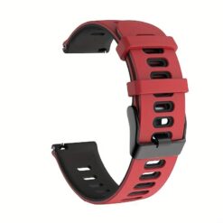Σιλικόνης λουράκι Watchbox κόκκινο - μαύρο