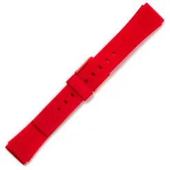 Πλαστικό λουράκι PU Q&Q κόκκινο 18mm