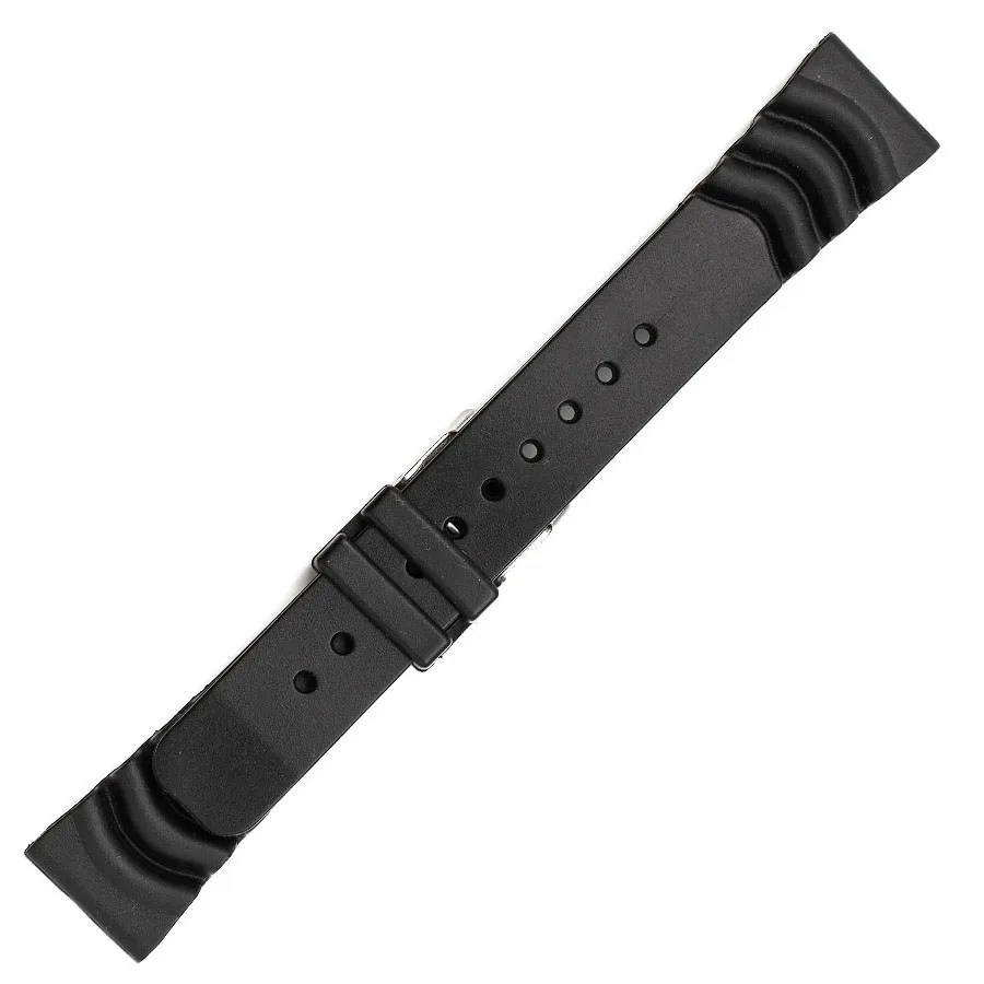 Πλαστικό λουράκι PVC Watchbox μαύρο 20mm 3 Πλαστικό λουράκι PVC Watchbox μαύρο 20mm