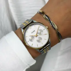 Alternative view of Ρολόι Cluse Minuit Multifunction Steel, Bicolour CW10704