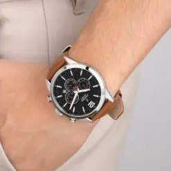 Alternative view of Festina Ανδρικό Ρολόι Χρονογράφος με δερμάτινο λουράκι F20542/6