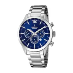 Festina Ανδρικό Ρολόι Χρονογράφος με μπρασελέ F20343/7