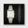 Ρολόι Cluse Gift Box La Tétragone Steel Watch, Bicolour & Double Chain Bracelet CG10326 1 2024 ecom website PDP images giftbox images FW248 Ρολόι Cluse Gift Box La Tétragone Steel Watch, Bicolour & Double Chain Bracelet CG10326 watchbox.gr