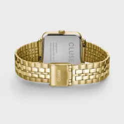 Ρολόι Cluse Gift Box La Tétragone Black Steel Watch & Paperclip Chain Bracelet CG10325 9 CG10324 back Ρολόι Cluse Gift Box La Tétragone Black Steel Watch & Paperclip Chain Bracelet CG10325 watchbox.gr