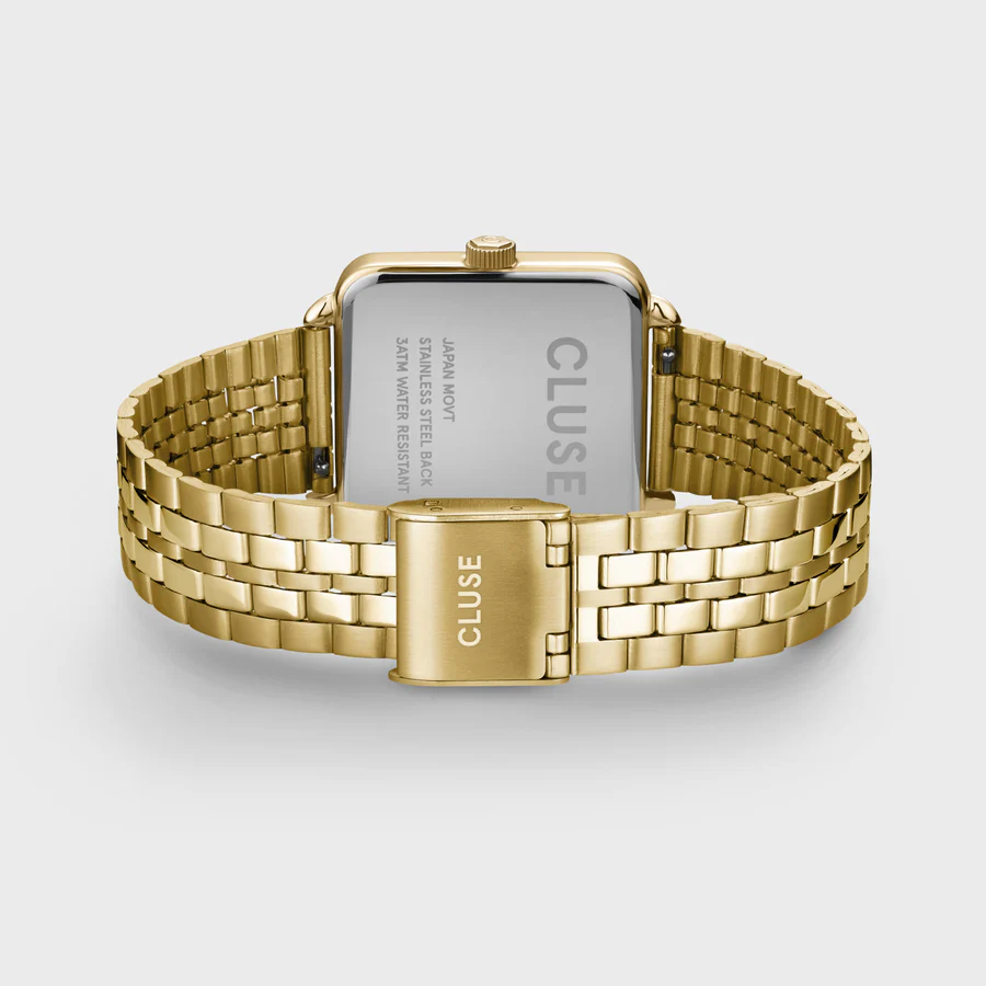 Ρολόι Cluse Gift Box La Tétragone Black Steel Watch & Paperclip Chain Bracelet CG10325 6 Ρολόι Cluse Gift Box La Tétragone Black Steel Watch & Paperclip Chain Bracelet CG10325 - Image 4