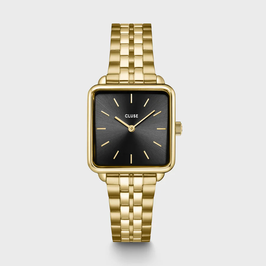 Ρολόι Cluse Gift Box La Tétragone Black Steel Watch & Paperclip Chain Bracelet CG10325 5 Ρολόι Cluse Gift Box La Tétragone Black Steel Watch & Paperclip Chain Bracelet CG10325 - Image 3