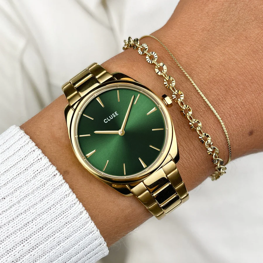 Ρολόι Cluse Gift Box Féroce Petite Steel Watch and Double Chain Bracelet CG11201 4 Ρολόι Cluse Gift Box Féroce Petite Steel Watch and Double Chain Bracelet CG11201 - Image 2
