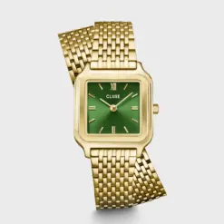 Ρολόι Cluse Gracieuse Petite Double Steel Forest Green Gold Colour CW11811