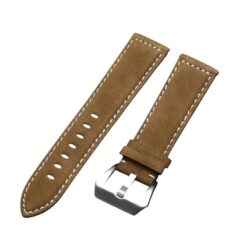 Suede λουράκι Watchbox κάμελ