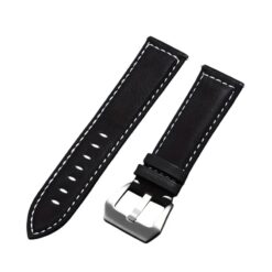 Suede λουράκι Watchbox μαύρο